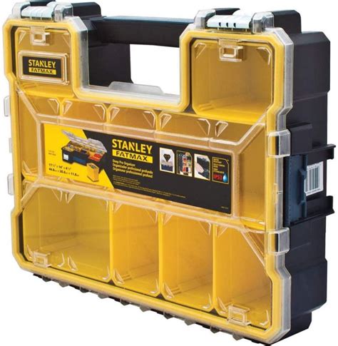 stanley metal box|stanley screw storage boxes.